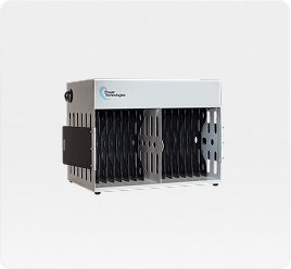 Charging Cabinets - Securely move up to 16 devices at once, ensuring they're always charged and ready for use.
