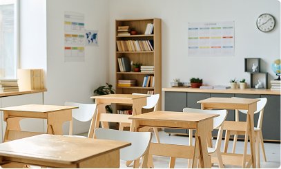 Ensure learning devices like tablets and laptops are charged and sanitized, ready for next session.