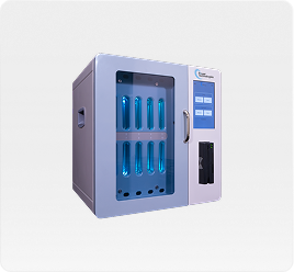 Sanitizing Cabinets - Enhance device hygiene with UV-C disinfection while securely charging any electronic device.